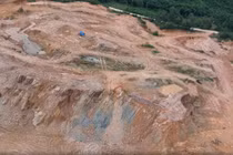 Hiện trường mỏ đất Quảng Ngãi cấp cho Cty 706 không qua đấu thầu