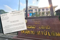 Quận Nam Từ Liêm yêu cầu Phú Đô báo cáo vi phạm TTXD trên đường Sa Đôi