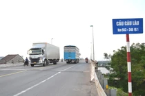 Kết thúc sửa chữa đợt 1, cầu Câu Lâu lưu thông trở lại