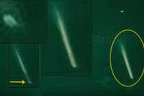 Xôn xao vật thể như UFO bắn cột sáng khổng lồ ở Úc