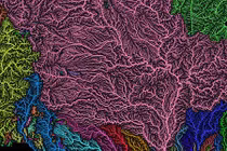 Mãn nhãn với hình ảnh lạ về hệ thống sông ngòi ở Mỹ