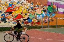 Kỳ lạ tuyến đường tràn ngập truyện tranh ở Bỉ