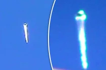 Tranh cãi hình ảnh như người ngoài hành tinh “cháy” trên trời