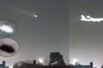 Bí ẩn vật thể lạ bay vèo vèo trước máy bay 