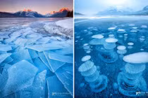 Cảnh đại dương, hồ, mương đóng băng tuyệt đẹp