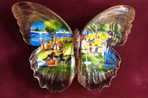 Không thể tin nổi kiệt tác nghệ thuật trên cánh bướm 