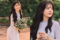 Nữ streamer mới “cứng cựa” khoe thân hình nuột nà trong tà áo dài trắng