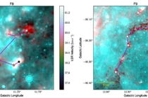 Cận cảnh những bộ xương đỏ kỳ quái trong thiên hà Milky Way