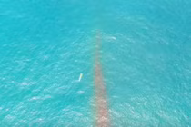 Phát hiện vật thể giống UFO bơi dưới biển Chi Lê?