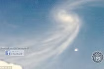 Xôn xao mây xoáy, quả cầu sáng kỳ lạ ở Thụy Sỹ