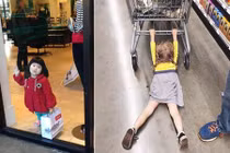 Chết cười với những em bé chán ghét mua sắm