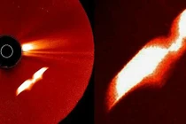 Cấu trúc đối xứng kỳ lạ nghi UFO xuất hiện trên Mặt trời 