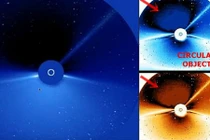 Phát hiện vật thể lạ đen sì ẩn hiện gần Mặt trời