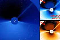 Phát hiện vật thể lạ đen sì ẩn hiện gần Mặt trời