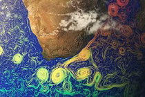 Ảnh vệ tinh chụp hải lưu xoáy dưới công nghệ độc đáo