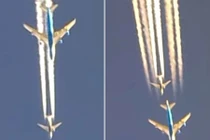 Clip: 2 máy bay Boeing đua tốc độ xé toạc bầu trời