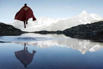 Ảnh siêu nhân đi nghỉ làm cư dân mạng phát sốt