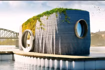 Ngôi nhà nổi trên sông hoàn thành sau 48 giờ bằng công nghệ in 3D