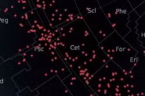 Sửng sốt một dòng sao đang chảy qua thiên hà Milky Way