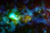 Kỳ quái đám mây phát sáng hình cây kẹo ở thiên hà Milky Way