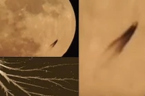 Xôn xao vật thể hình cá đuôi dài bay qua Mặt trăng 