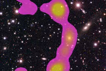 Ảnh cụm thiên hà “chữ C” khoe sắc gây sốt 