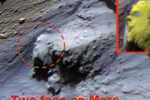 Phát hiện mặt người dính sẹo trên sao Hỏa?