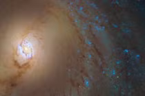 Ngoạn mục ảnh chi tiết một phần thiên hà xoắn ốc