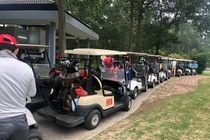 “Tắc đường” tại sân golf Đại Lải, Tam Đảo do quá đông khách đến chơi