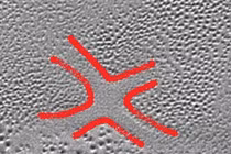 Bí ẩn chữ X kỳ lạ trên bề mặt sao Diêm Vương