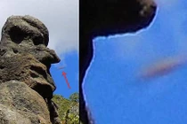 Vật thể nghi UFO lọt vào ảnh chụp tảng đá lạ ở Mỹ