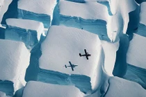 Kỳ quái những khối băng dạng rubik ở Nam Cực