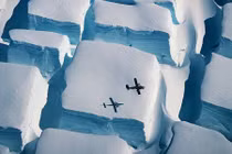 Kỳ quái những khối băng dạng rubik ở Nam Cực