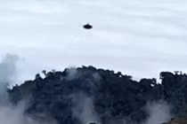 Liệu UFO hình đĩa tung hoành trên núi lửa Costa Rica?