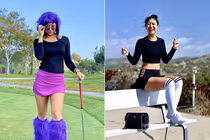 Nữ golf thủ sexy của làng golf Mỹ kiếm bộn tiền nhờ “nổi loạn”