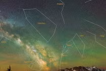 Ảnh độc: Thiên hà Milky Way giao lưu chòm sao “hàng xóm”