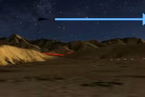 Xôn xao UFO hình tam giác đen trên bầu trời đêm Willcox