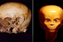 Tận mục hộp sọ nghìn tuổi của người ngoài hành tinh