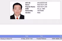 Trọng tài Việt Nam đậu AFC nhưng rớt ở V.League