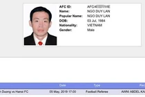 Trọng tài Việt Nam đậu AFC nhưng rớt ở V.League