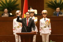 Toàn cảnh lễ nhậm chức của tân Chủ tịch nước Trần Đại Quang