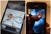 Ảnh độc: “Tác phẩm ngệ thuật” từ màn hình điện thoại bị vỡ