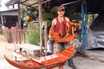 Độc đáo ghe, xuồng miền Tây tí ti của anh thợ mộc yêu nghề