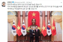 Tổng thống Hàn Quốc đăng Facebook cảm ơn Việt Nam