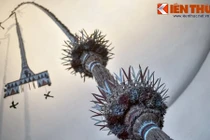 Ngỡ ngàng vẻ kỳ vĩ của cây nêu người Cor ở Quảng Nam