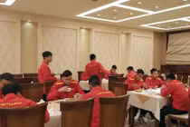  Những hình đầu tiên của đội tuyển Việt Nam tại Jordan