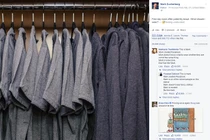  Sốc nặng với hình ảnh tủ quần áo của Mark Zuckerberg