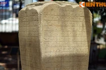 Bộ sưu tập bia đá Chăm cổ hoành tráng giữa Hà Nội