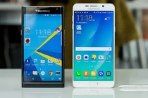  Xem điện thoại BlackBerry Priv đọ dáng với Galaxy Note 5