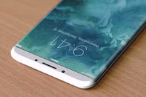 Concept iPhone 8 cong tràn cạnh, nút home dưới màn hình